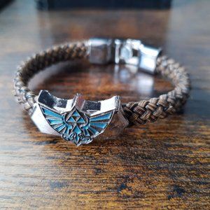 Legend of Zelda faux leather bracelet.